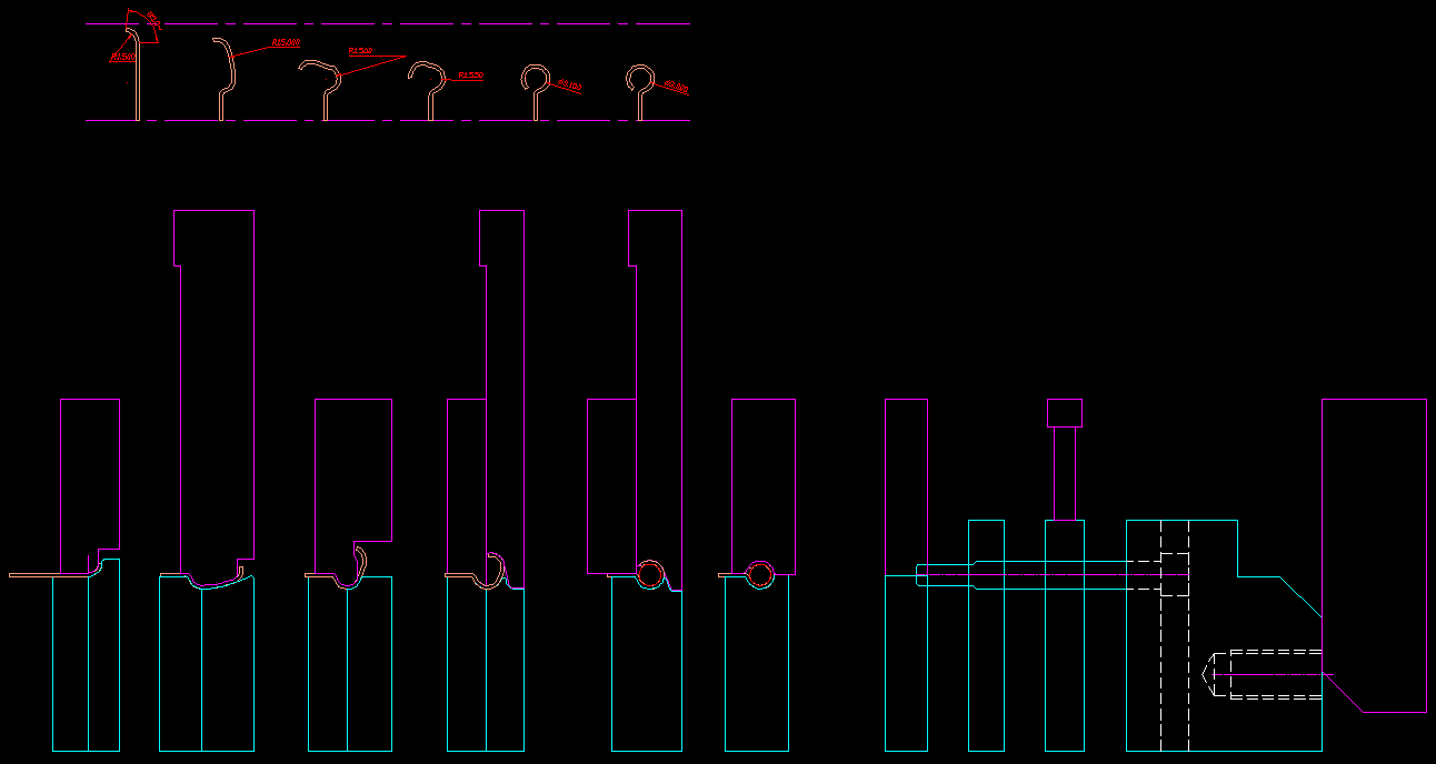 五金模具设计学员作品